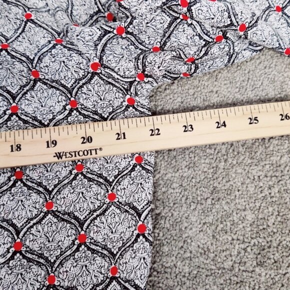 Vintage Pantman Women's Skirt and Jacket Set Size 14 Silver Red Academia Office - Picture 13 of 16